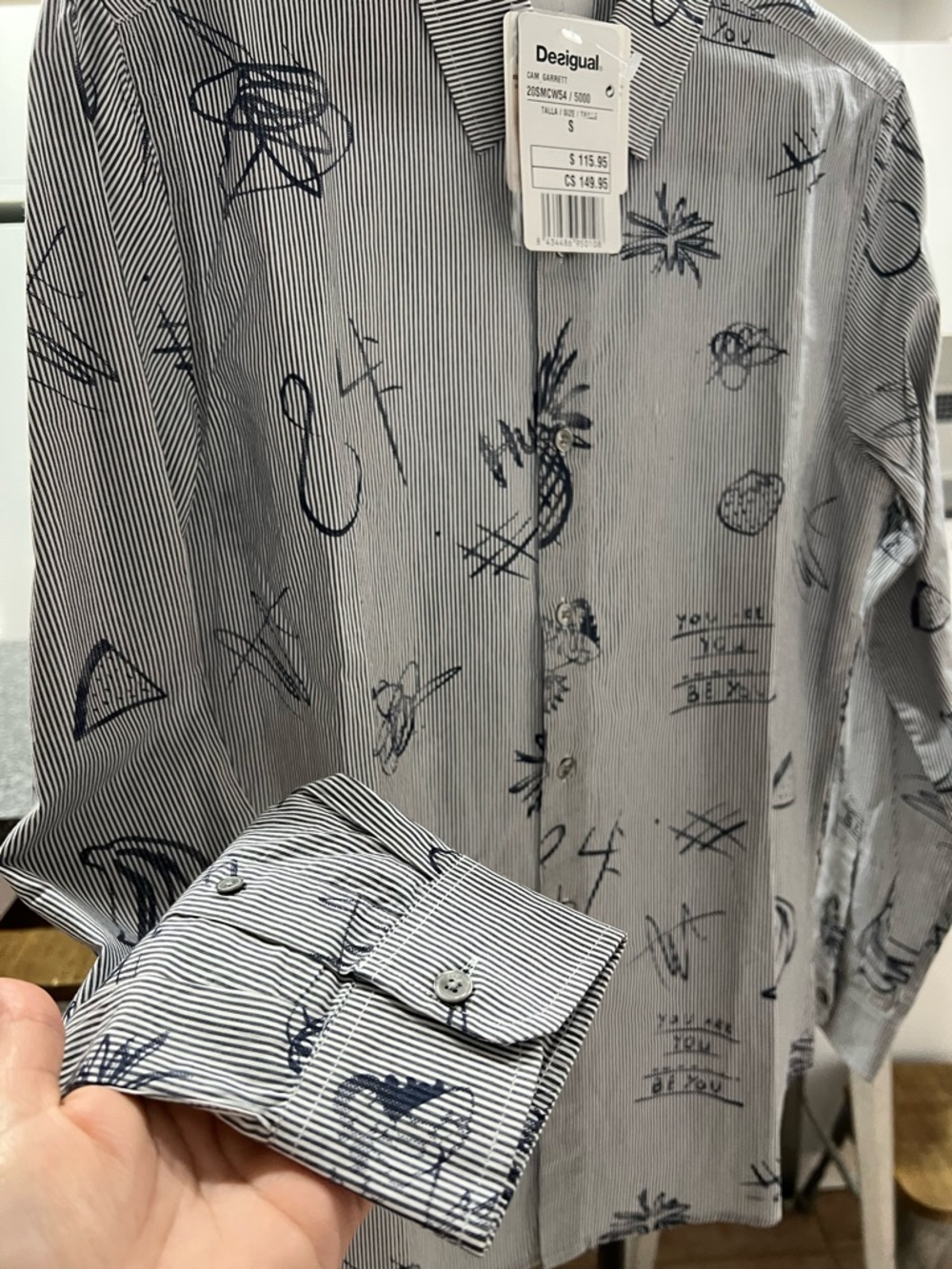 NWT: Desigual Button Down shirt - Picture 4 of 10